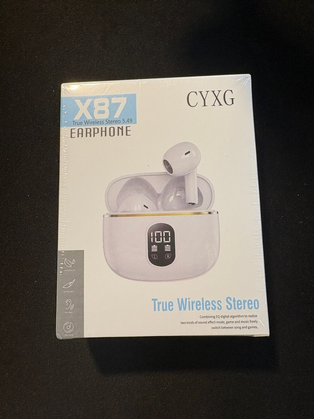X87 True Wireless Earbuds - White